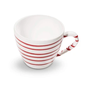 GMUNDNER KERAMIK Gourmet Coffee Cup Capacity 0.2 Litres Flamed Red Crockery Handmade in Austria