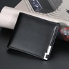 Carteras de Hombre, Portafolios Delgada de piel para Hombre, Billeteras