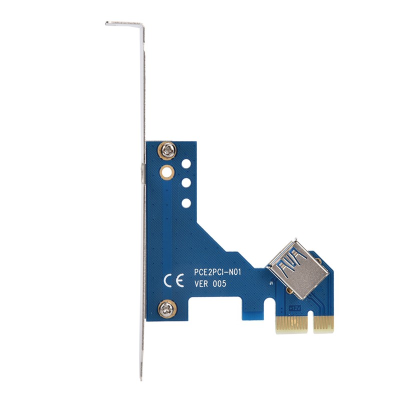 PCI-E 1X to 4X PCIe USB3.0 Converter Extender Adapter Card