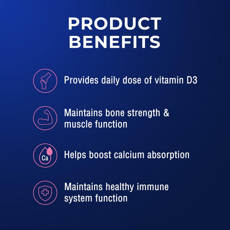 Ostelin Vitamin D3 1000IU Capsules 60 - Supports Bone Strength