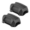25mm/1in Motorcycle Bumper Guard Anti Drop Rubber Protector Universal Fit