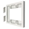 iMBAPrice IMBA-BES2 2-Gang Non-Metallic Shallow Surface Box Extender in White,