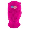Gravity Threads USA Country 3-Hole Ski Mask - Hot Pink