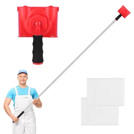 Paint Edger Tool for Walls,Paint Cutting Edge Tool,with 35-78 inch spliceable Long Pole,Edge Painting Tool with Painter's Pad Refills,Paint Edger for Wall Painting,Corner Walls & Ceilings Pad Painter