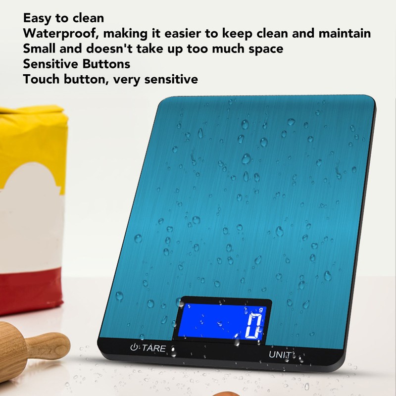 Kitchen Scale Rechargeable High Accuracy Waterproof Portable Electronic Scale for