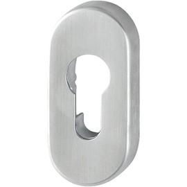 HOPPE PT Sliding Key Ring E55S-SR Oval PZ Stainless Steel Matt RH 10