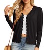 GRECERELLE Womens Lightweight Open Front Cardigan Sweater Button Down Long