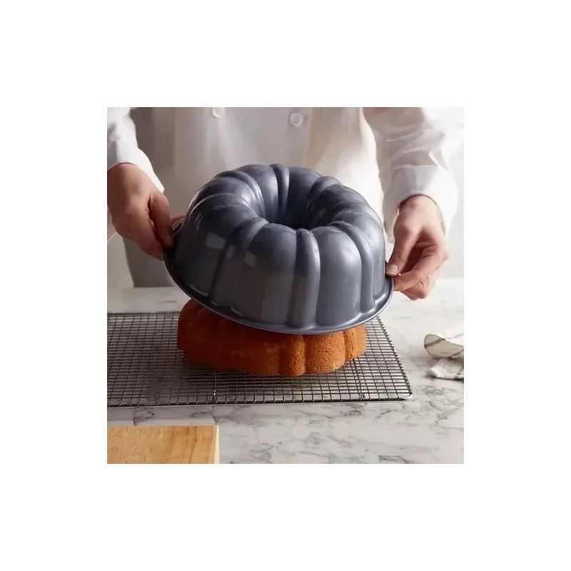 Luxury Molde De Rosca Gelatina Panque De Gajo Antiadherente Acero