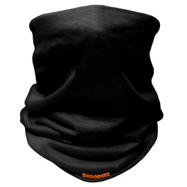 Kids Plain Multifunctional Snood Headwear (Black, One Size)