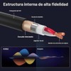 EBXYA Cable XLR de 50 pies, 2 paquetes de cable