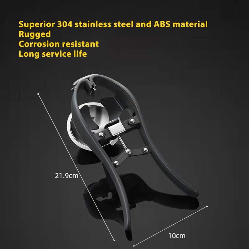 Egg Cracker Professional Handheld Automatic Quick Open Stainless Steel Egg