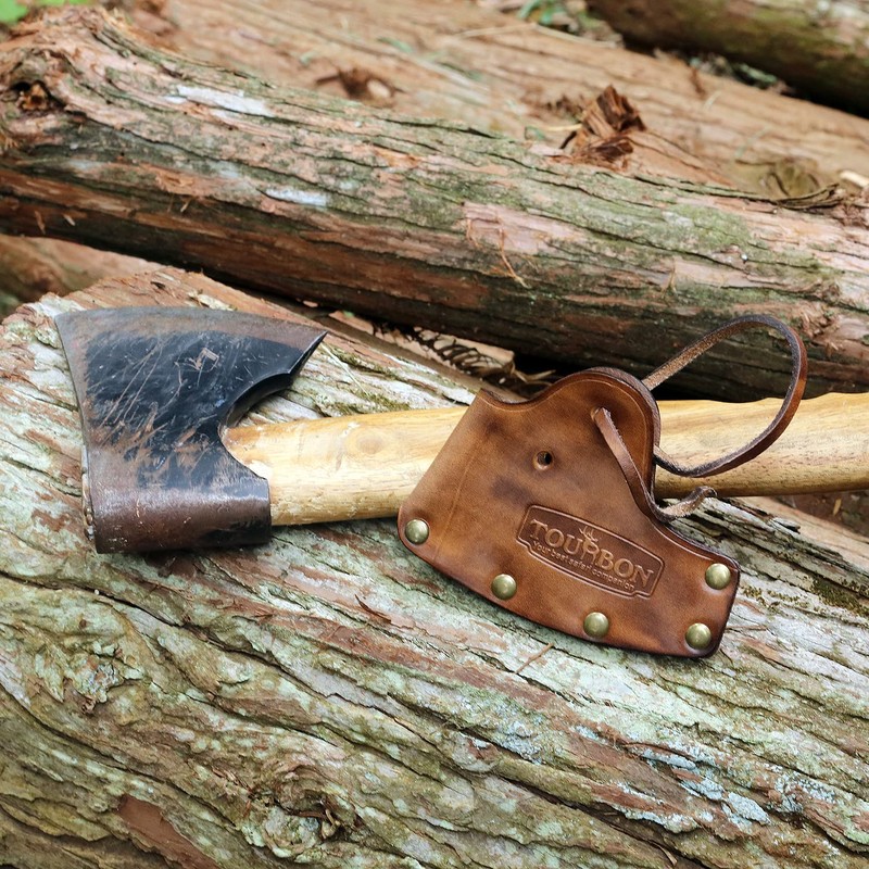 TOURBON Hatchet Axe Blade Protective Cover for Hatchet Neck Guard