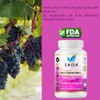 Resveratrol Semilla de uva y Vitamina C 120 cápsulas Antioxidante