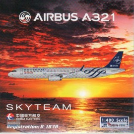 Phoenix Model PHX11661 1:400 Phoenix Model China Eastern Airbus A321 Reg #B-1838 SkyTeam