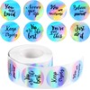 500 Pieces Laser Inspirational Words Stickers Motivational Quote Stickers Inspiring
