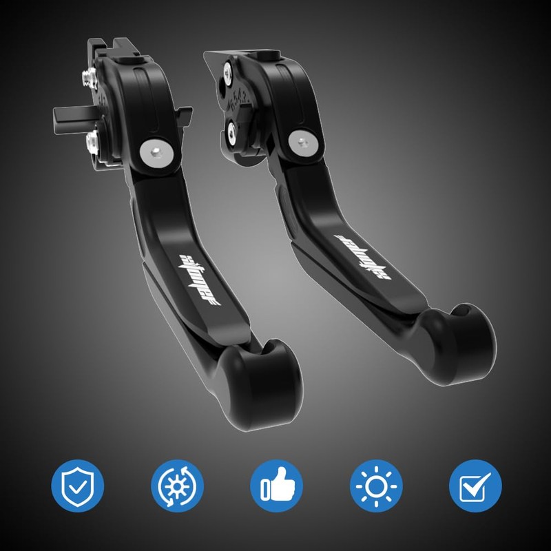 xitomer Extendable Foldable Motorcycle Brake Clutch Levers, Fit for Sportster