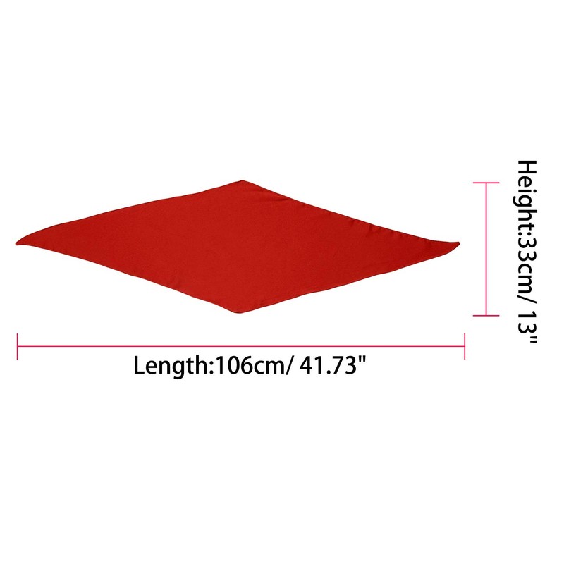 sourcing map Women's Plain Rhombus Neckerchief Scarves Thin Long Neckerchief,