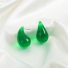 HolidayQbee Waterdrop Earrings for Women Dupes Earrings Chunky Drop Earrings