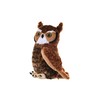 Wild Republic Great Horned Owl Plush, Stuffed Animal, Plush Toy,