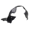 TRQ Front Right Inner Fender Liner Black Passenger Side Compatible
