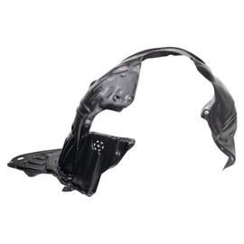 TRQ Front Right Inner Fender Liner Black Passenger Side Compatible with 2014-2017 Honda Odyssey HO1249151