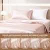 Satin Pillowcase with Zipper, Queen 20 x 26 Inch, Blush
