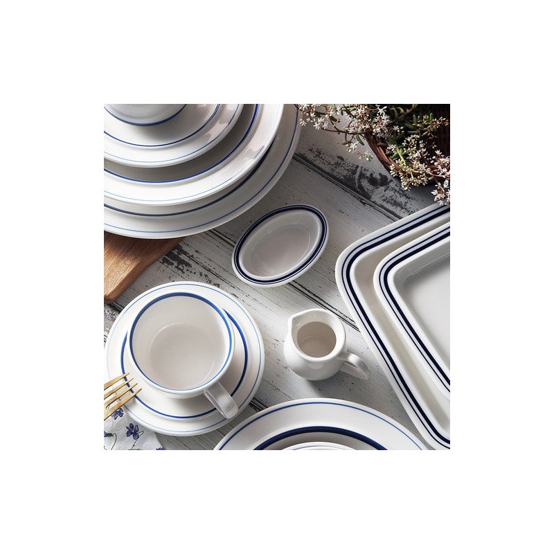 Syracuse maple line oval sauce bowl 10cm 2 colors, line