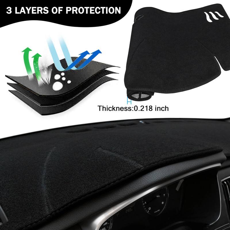SENSHINE Dashboard Cover for 2025 2026 Toyota Camry Accessories Dash