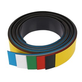 1 m magnetic tape, white (magnets4you) - labelling tape, magnetic and can be cut to size, holds on all magnetic bonding reasons, 1000 x 30.0 x 0.85 mm