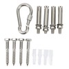 Hammock Hanging Kit, 304 Stainless Steel Hammock Swing Hook Kit,