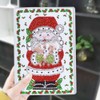 DIY Christmas Santa Claus Pattern Diamond Painting Notebook Kits Decoration