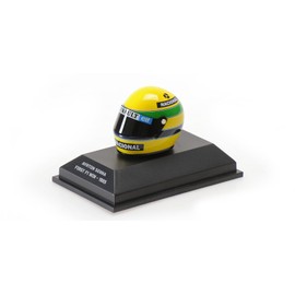 Minichamps 540308512 - Ayrton Senna First F1 Win 1985 Helmet - 1/8 Scale - Collectible Miniature Model