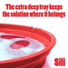 Sili Saw Blade Collapsible Cleaning Tray Made from Silicone to