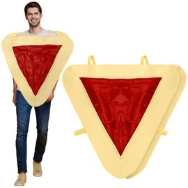 Mepase Hamantaschen Cookie Purim Costume Unisex Purim Costume Jewish Festive Party Cosplay for Adult Men Women, One Size