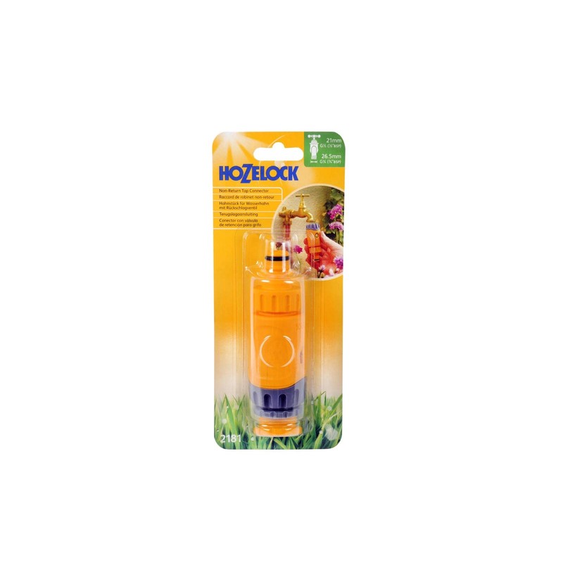 HOZELOCK - Non Return Tap Connector ø 21mm - 26,5mm