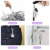 ZeriLion 2 Pack Magnetic Keychain Quick Release Strong Neodymium Magnet