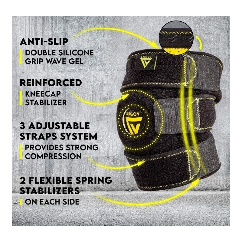 Langov Knee Brace For Knee Pain For Women & Men