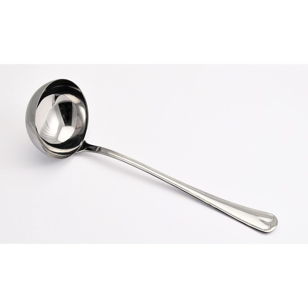 Pintinox, Superga Serving Ladle, 18/10 Stainless Steel, 2 mm Thickness, 27.3 cm Length, Made in Italy