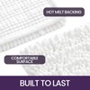 DEXI Chenille Bath Mat, Non slip Thick Bathroom Mat, Absorbent