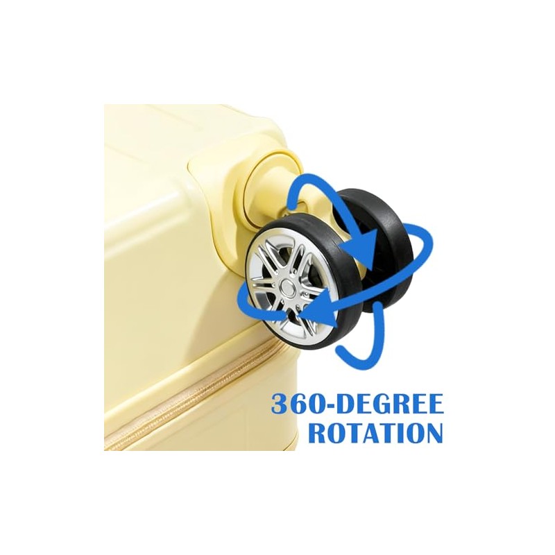 Pack of 8 Suitcase Wheels Replacement Wheels, 50 x 12