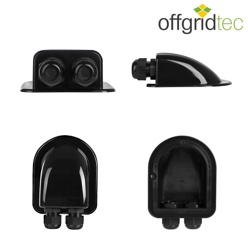 Offgridtec 006415 Roof Duct Dual Black For Motor Home Caravan
