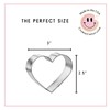 Foose Valentines Day Cookie Cutter – Heart Cookie Cutter 3