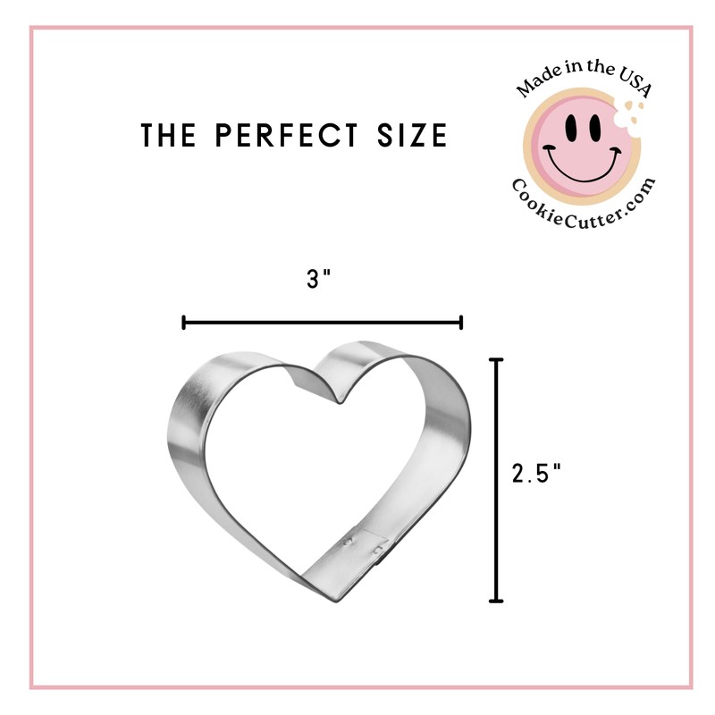 Foose Valentines Day Cookie Cutter – Heart Cookie Cutter 3