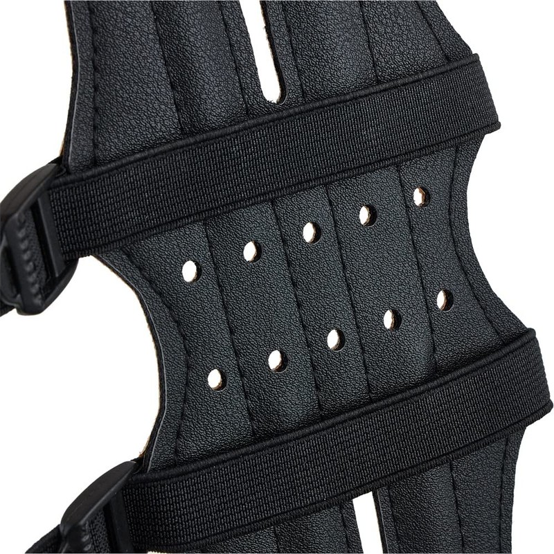 TOPARCHERY 12" Cow Leather Arm Guard Protector with 4 Adjustable