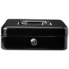 5 Star Facilities Cash Box with 5-compartment Tray Steel Spring