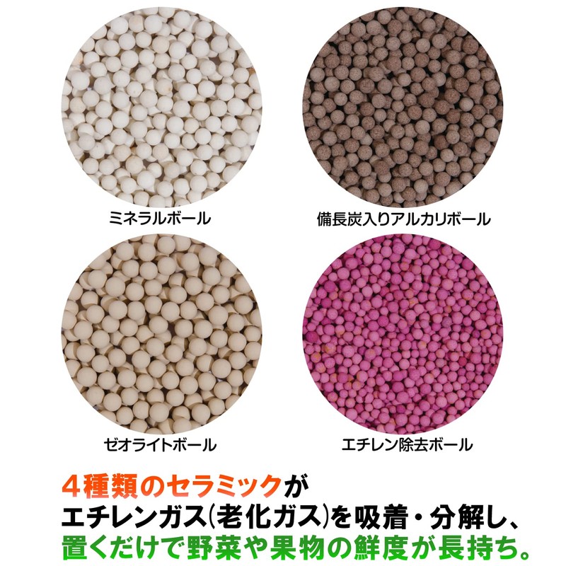 Astro 510-06 Freshness Retention, Yellow-Green, Vegetables, Fruits, Preserves Freshness, Permanent,