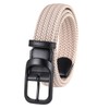 Lovionus89 Men's Golf Belt, Width 3.4 cm, Adjustable Woven Braided