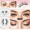 LASHVIEW Magnetic Eyelashes with Applicator, Soft Magnetic Lashes Natural Look