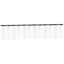 FOMIYES 6sheets Simulation Eyebrow Stickers Hair-like Eyebrow Easy to Use Makeup Tools