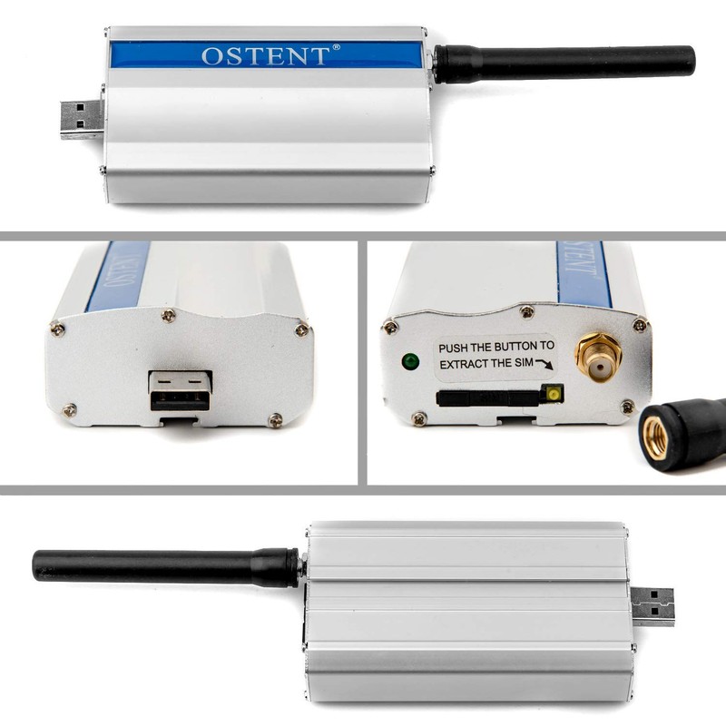 OSTENT GSM Modem with Wavecom Q2303A Module USB Interface AT